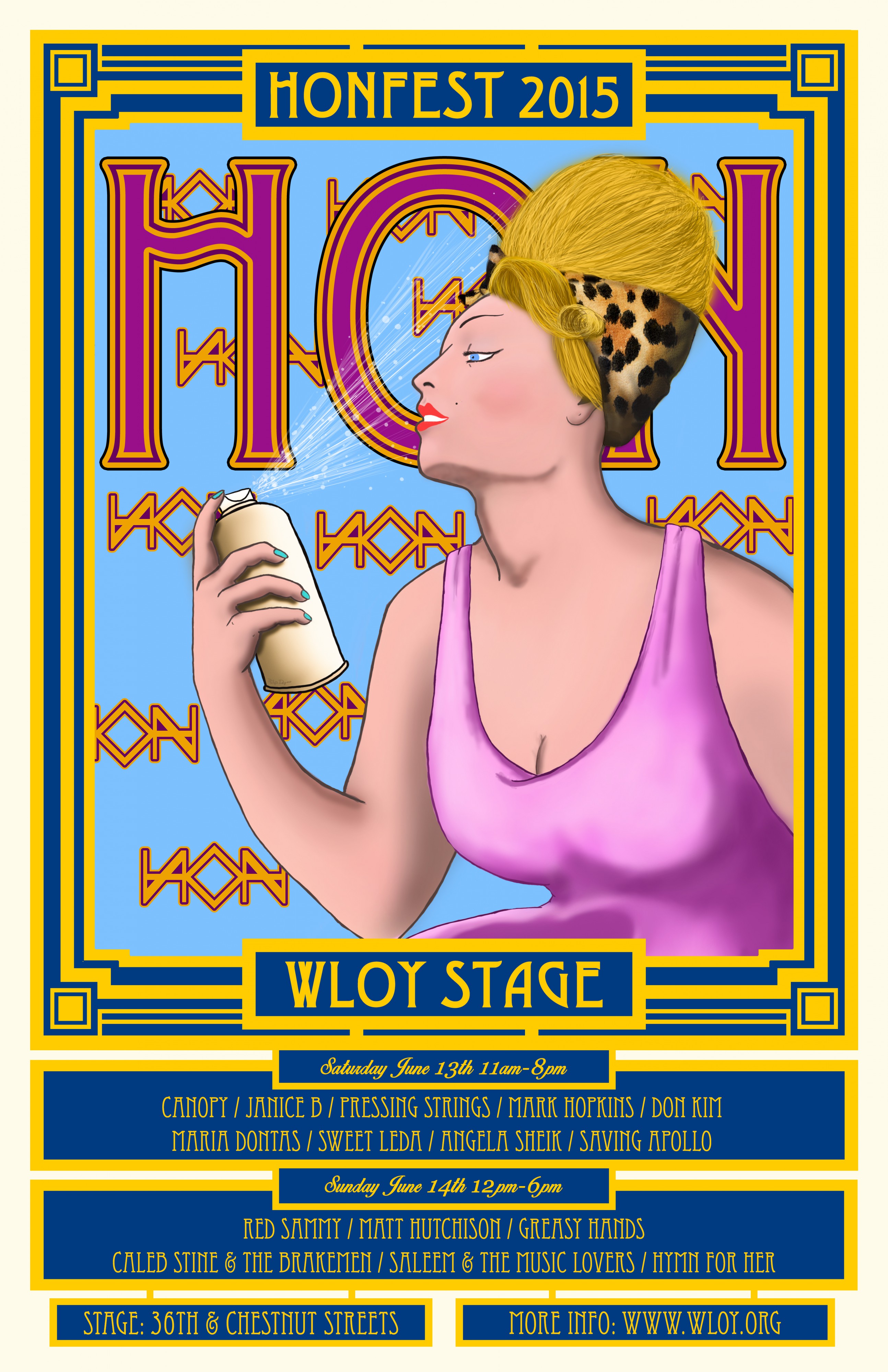 Honfest 2015 – WLOY Stage Lineup