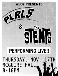 Late Night Concert: PLRLS & The Stents 11/17/16