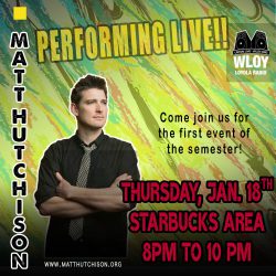 Matt Hutchison Kicks off 2018 Coffeehouse 1/18