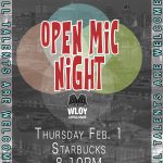 Open Mic Night Thursday 2/1