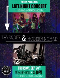 Lavender & Modern Nomad LIVE 9/20