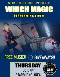 Which Magic Live at Coffeehouse 10/4