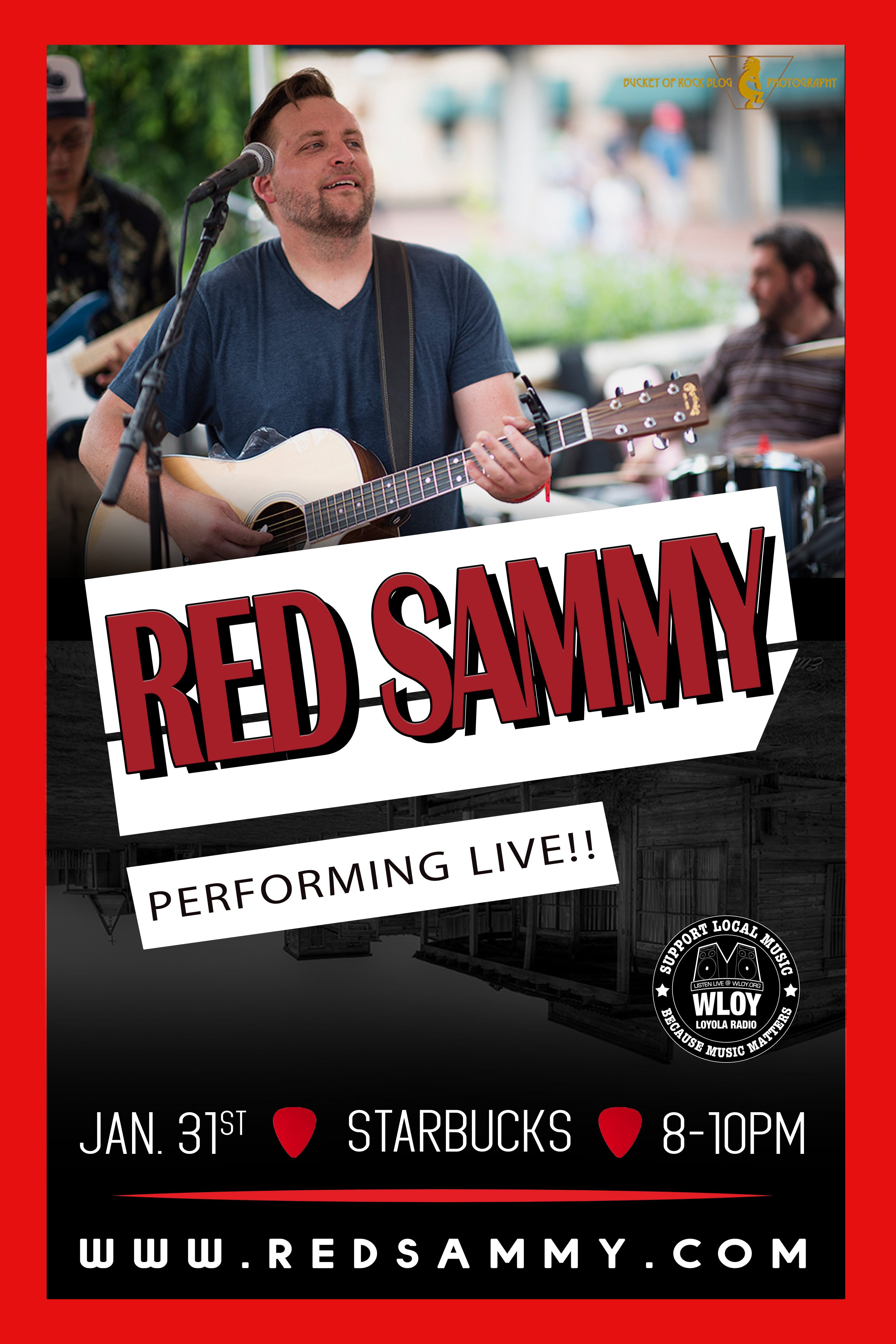 Red Sammy Live at Coffeehouse 1/31