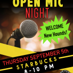 Open Mic Night – 9/5