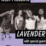 Lavender band poster / Lavender with special guest / WLOY