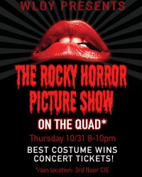 Rocky Horror Picture Show in the College Center 10/31