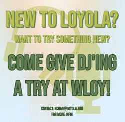 Interested in Becoming a WLOY DJ?